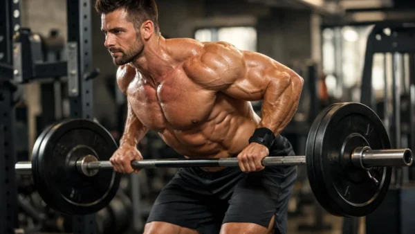 Wiosłowanie sztangą w opadzie tułowia – technika i warianty