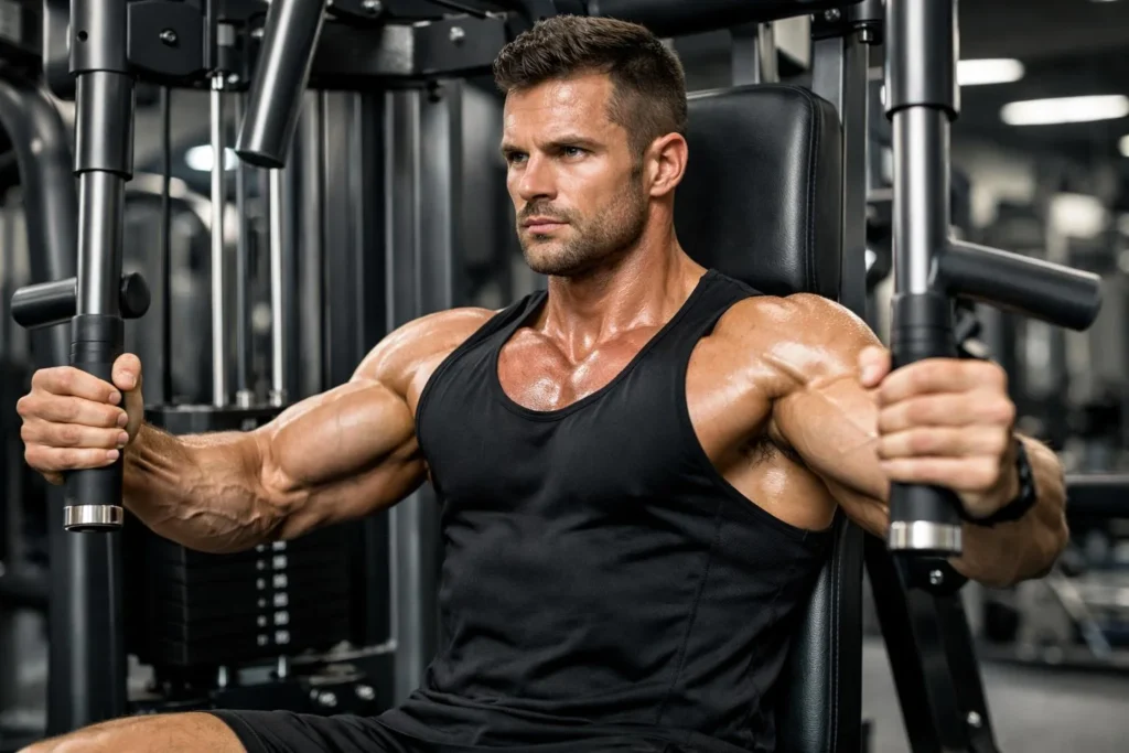 Maszyna butterfly pec deck – technika ćwiczenia