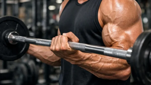 Trening bicepsa – uginanie ze sztangą