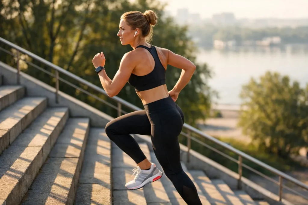 Trening na schodach – efektywne cardio i ćwiczenie siłowe nóg